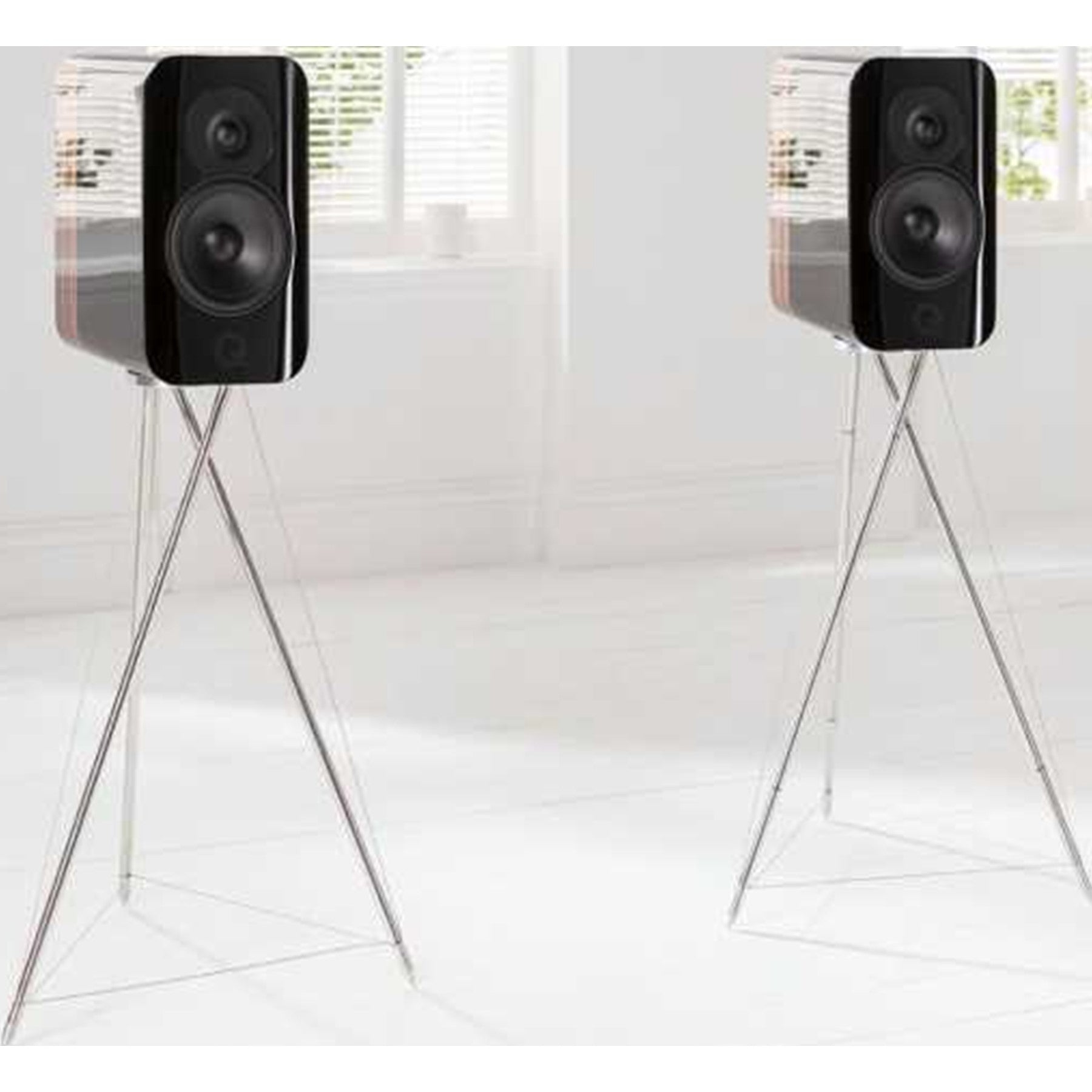 Q Acoustics Q Concept 300 with Optional Tensegrity Stands per Pair - Audiolab