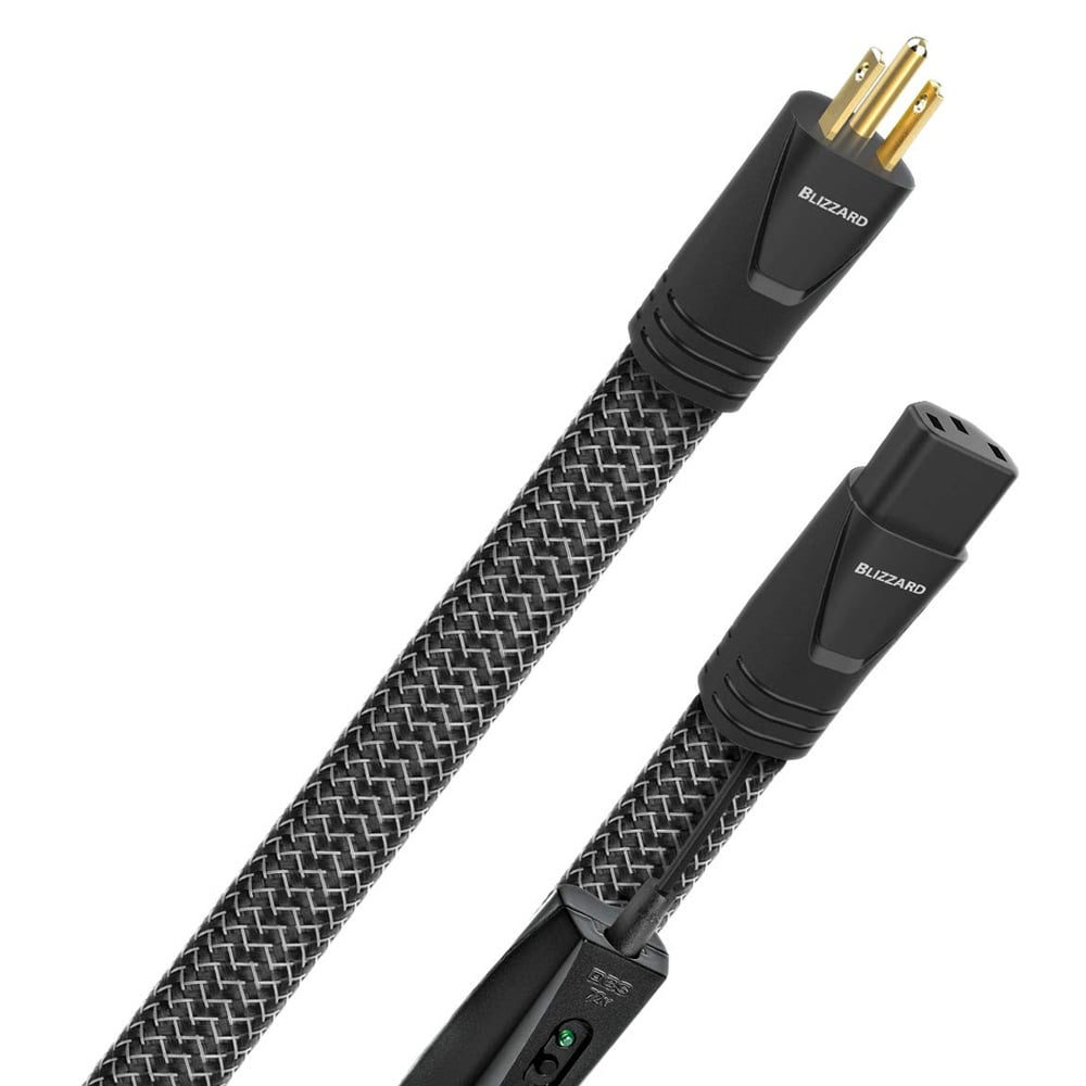 AudioQuest Blizzard Noise-Dissipation 3-Pole US AC Power Cable IEC13 | Best AudioQuest Blizzard Noise-Dissipation 3-Pole US AC Power Cable IEC13 | AudioQuest Blizzard Noise-Dissipation 3-Pole US AC Power Cable IEC13 Reviews | Audiolab Home Audio