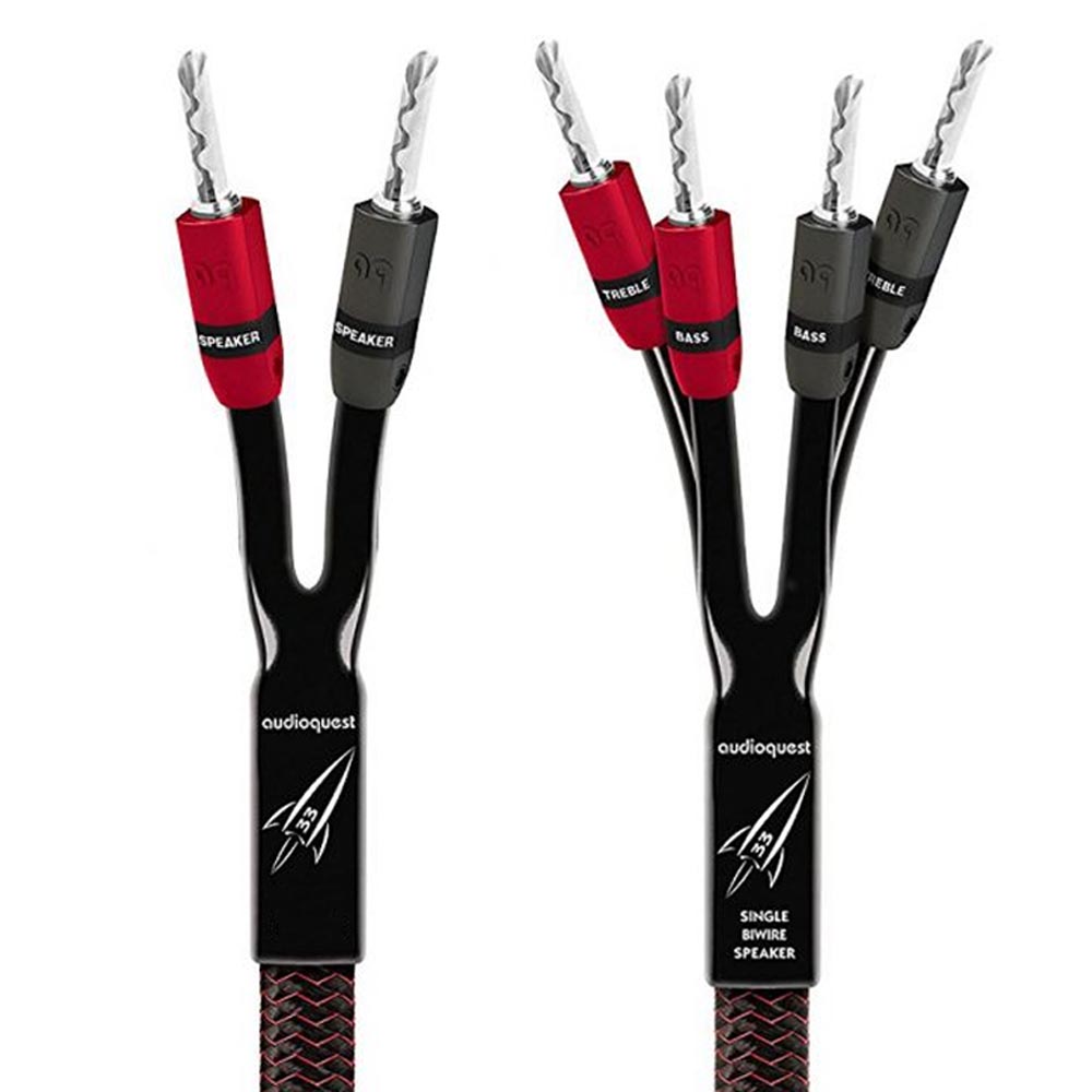 AudioQuest Rocket 33 Speaker Cable (Pair) | Best AudioQuest Rocket 33 Speaker Cable (Pair) | AudioQuest Rocket 33 Speaker Cable (Pair) Reviews | Audiolab Home Audio