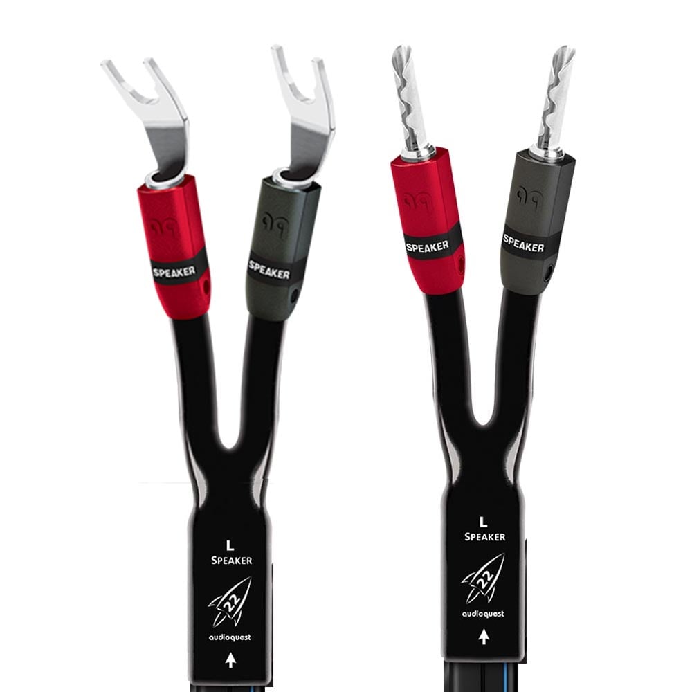 AudioQuest Rocket 22 Prepared Speaker Cable (Pair) | Best AudioQuest Rocket 22 Prepared Speaker Cable (Pair) | AudioQuest Rocket 22 Prepared Speaker Cable (Pair) Reviews | Audiolab Home Audio