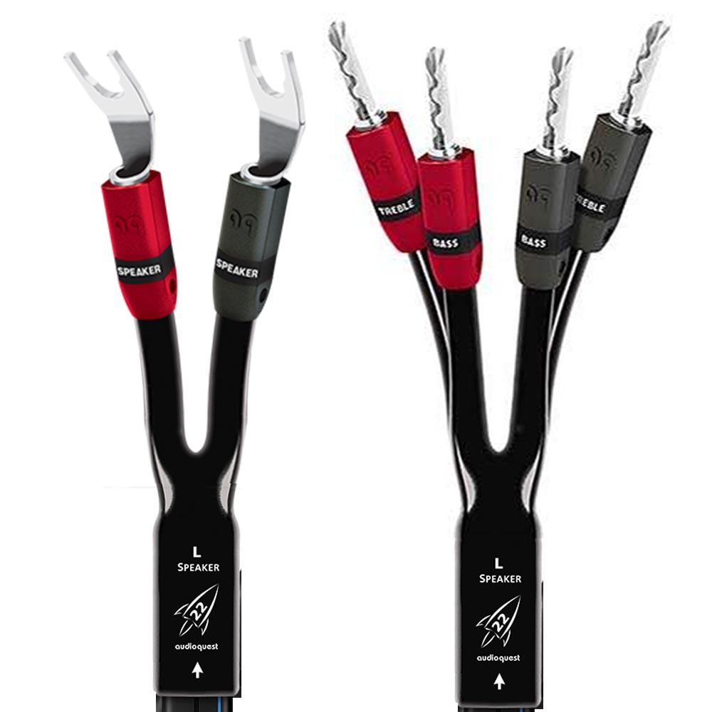 AudioQuest Rocket 22 Prepared Speaker Cable (Pair) | Best AudioQuest Rocket 22 Prepared Speaker Cable (Pair) | AudioQuest Rocket 22 Prepared Speaker Cable (Pair) Reviews | Audiolab Home Audio