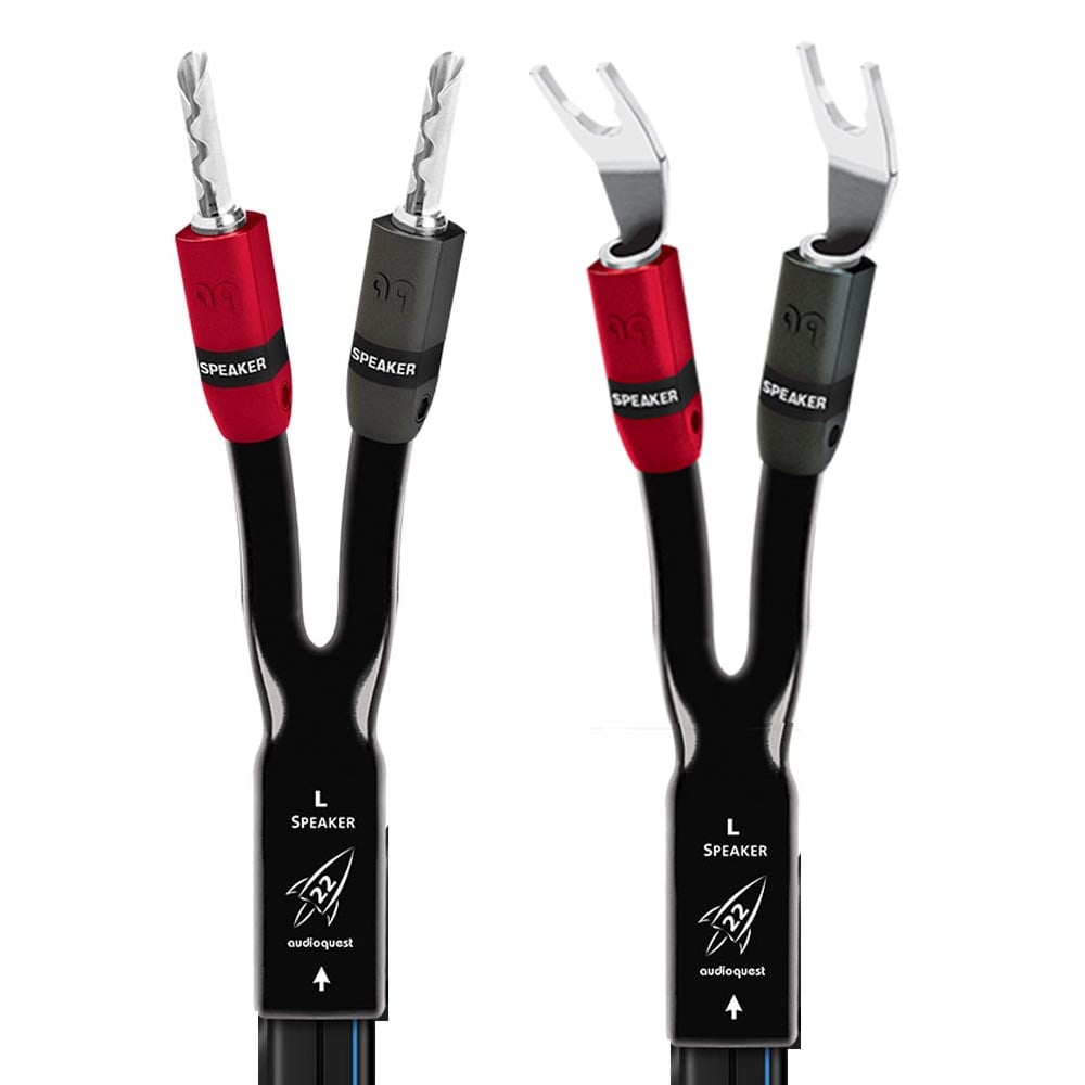 AudioQuest Rocket 22 Prepared Speaker Cable (Pair) | Best AudioQuest Rocket 22 Prepared Speaker Cable (Pair) | AudioQuest Rocket 22 Prepared Speaker Cable (Pair) Reviews | Audiolab Home Audio