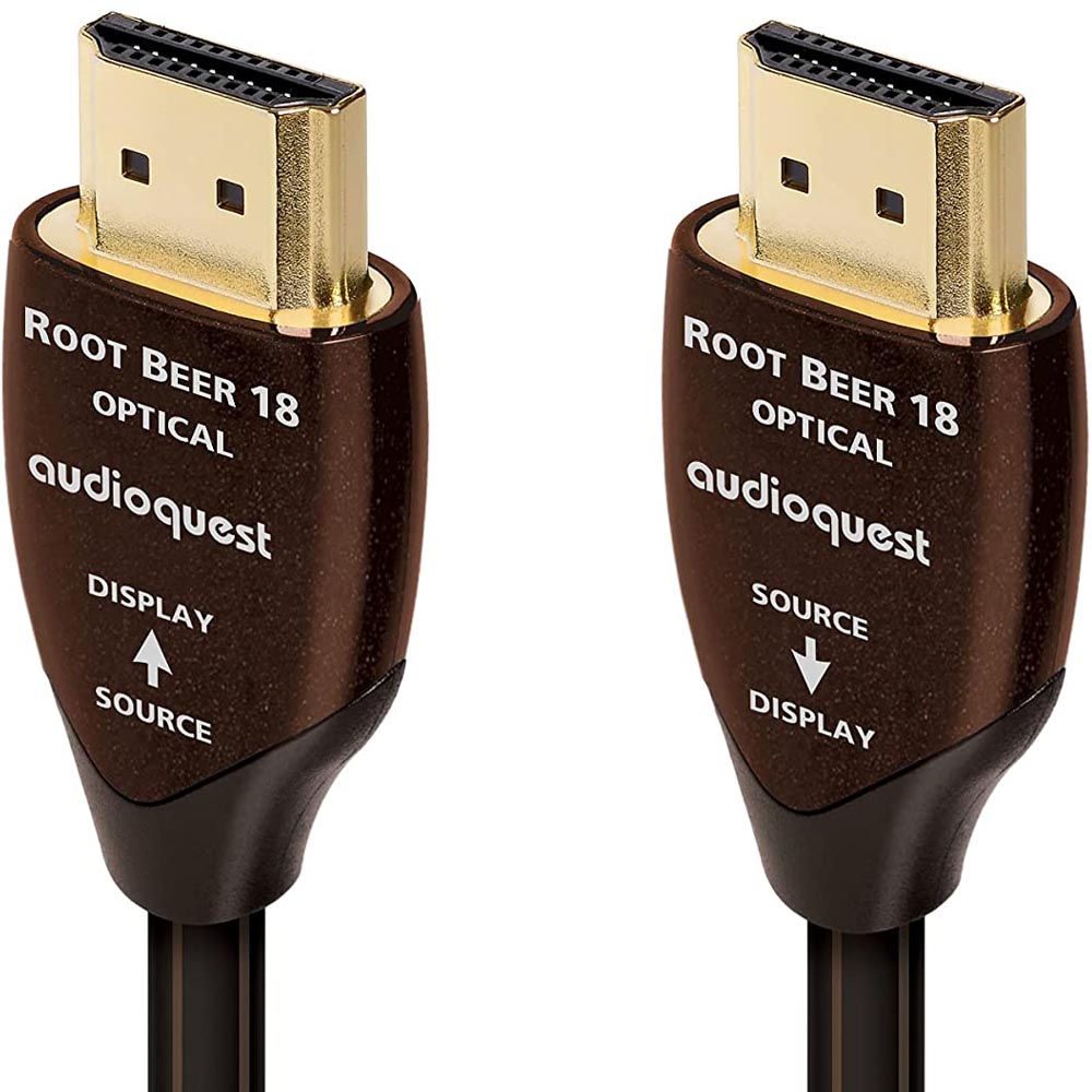 AudioQuest Root Beer 18 Optical HDMI A/V Long-Length Cable 18Gbps 4K-8K | Best AudioQuest Root Beer 18 Optical HDMI A/V Long-Length Cable 18Gbps 4K-8K | AudioQuest Root Beer 18 Optical HDMI A/V Long-Length Cable 18Gbps 4K-8K Reviews | Audiolab Home Audio