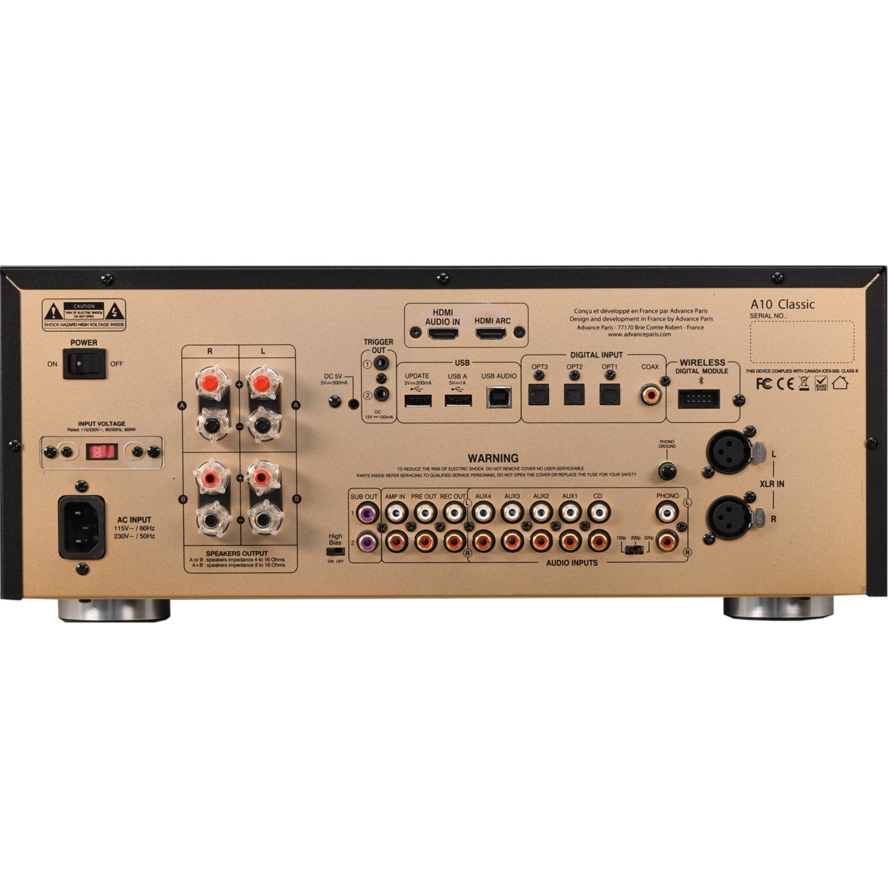 Advance Paris A10 Classic Integrated Amplifier | Best Advance Paris A10 Classic Integrated Amplifier | Advance Paris A10 Classic Integrated Amplifier Reviews | Audiolab Home Audio