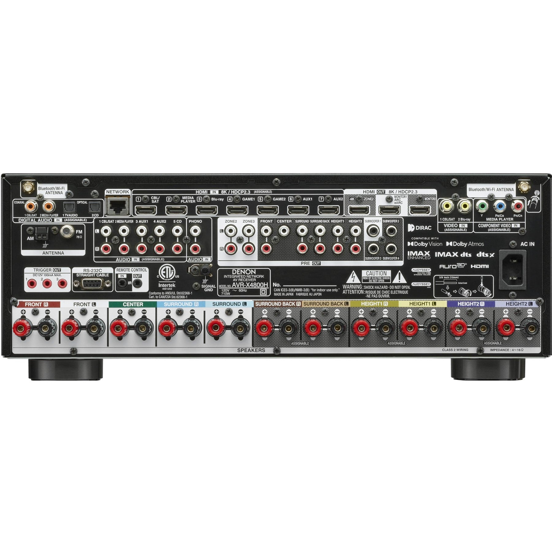 Denon AVR-X4800H 9.4 Channel 8K AV Receiver | Best Denon AVR-X4800H 9.4 Channel 8K AV Receiver | Denon AVR-X4800H 9.4 Channel 8K AV Receiver Reviews | Audiolab Home Audio