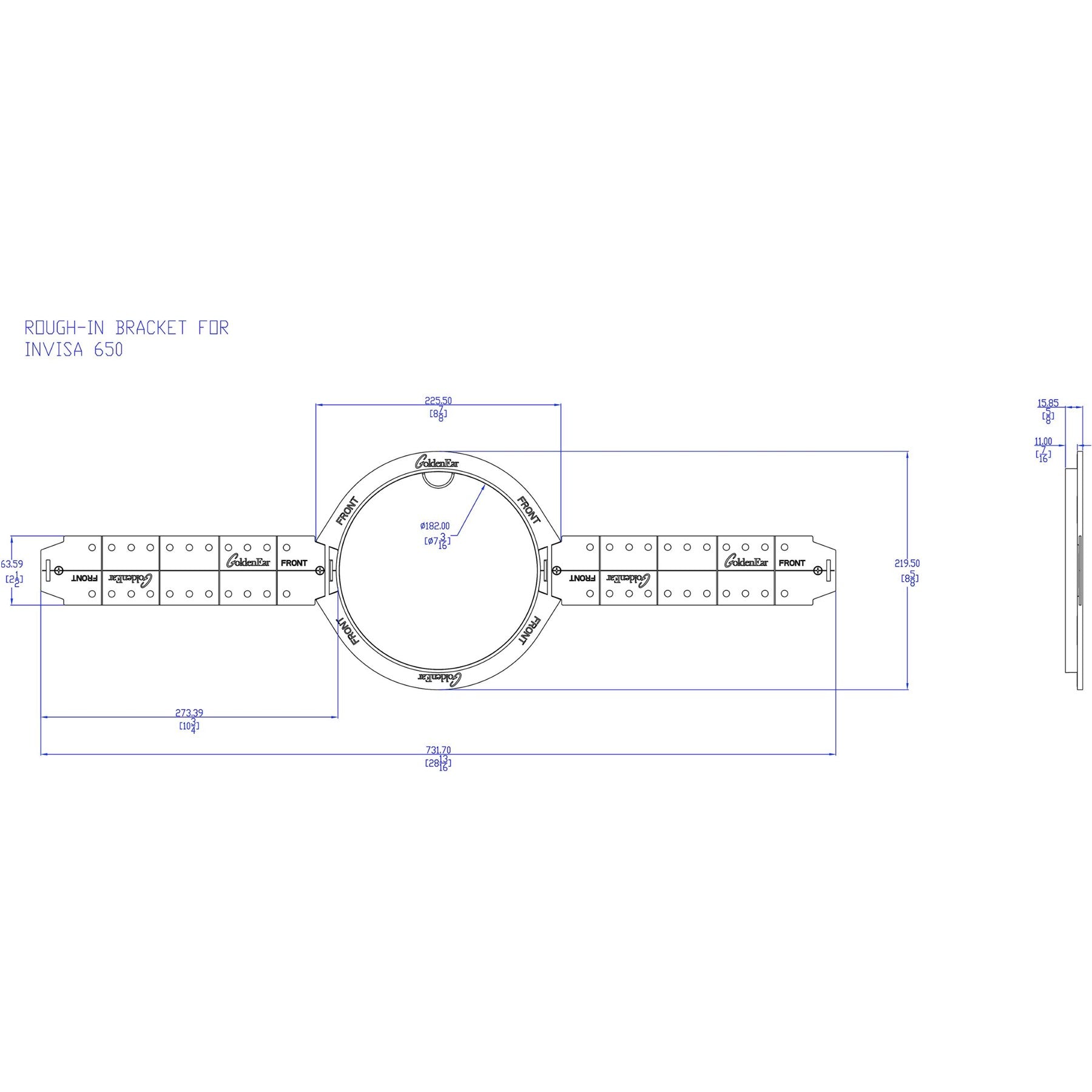 GoldenEar Invisa 650 Pre-Construction Rough-In Brackets (pair) | Best GoldenEar Invisa 650 Pre-Construction Rough-In Brackets (pair) | GoldenEar Invisa 650 Pre-Construction Rough-In Brackets (pair) Reviews | Audiolab Home Audio