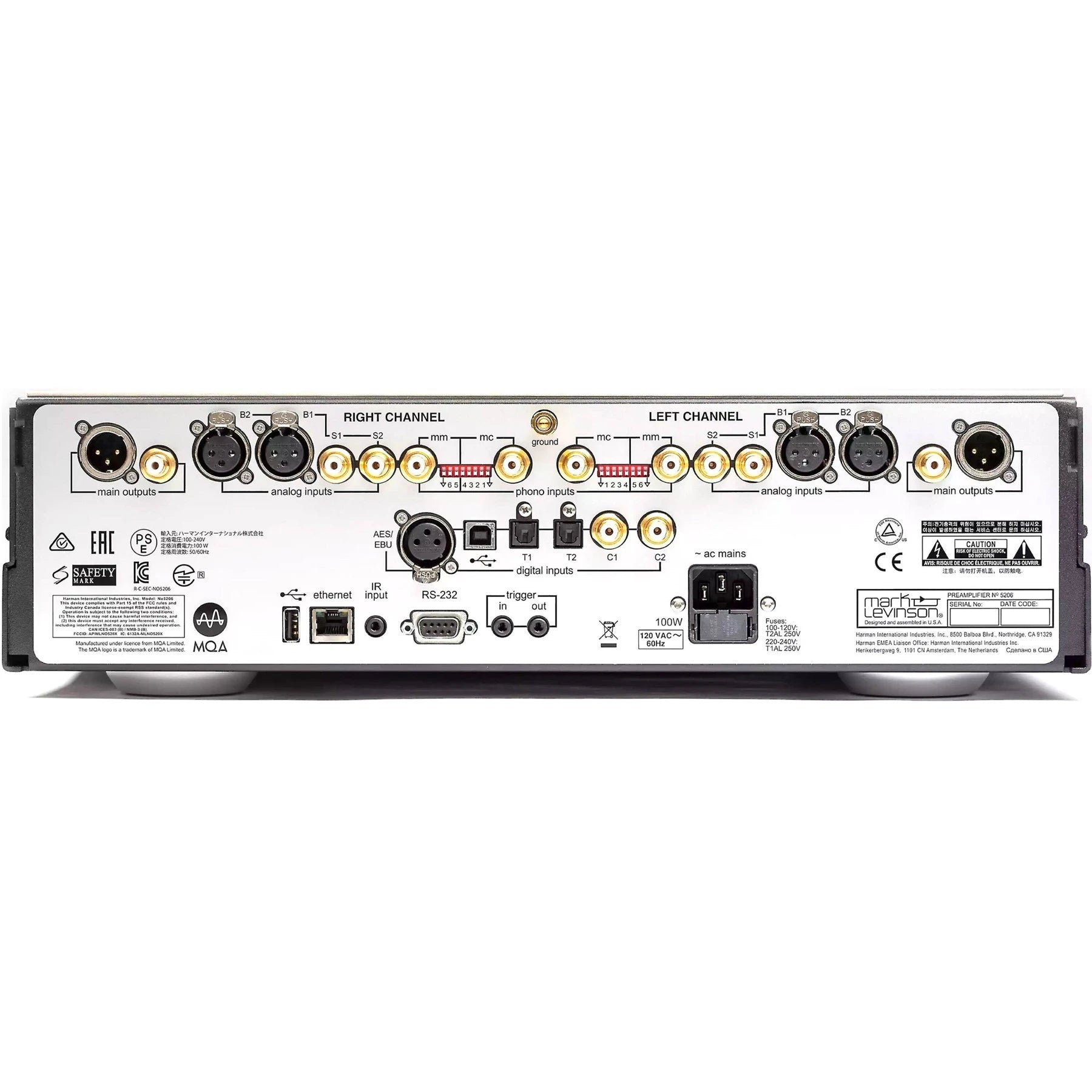 Mark Levinson №5206 Dual-Monaural Preamplifier | Best Mark Levinson №5206 Dual-Monaural Preamplifier | Mark Levinson №5206 Dual-Monaural Preamplifier Reviews | Audiolab Home Audio