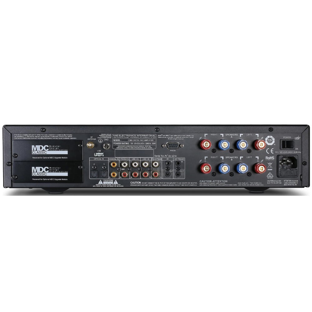 NAD C 368 Integrated Amplifier (optional) MDC BluOS-2i Module | Best NAD C 368 Integrated Amplifier (optional) MDC BluOS-2i Module | NAD C 368 Integrated Amplifier (optional) MDC BluOS-2i Module Reviews | Audiolab Home Audio