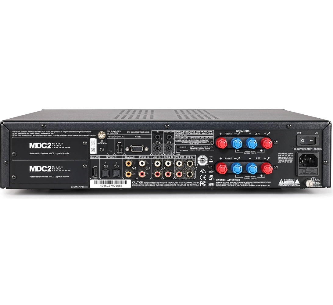 NAD C 379 Integrated amplifier with DAC and Bluetooth | Best NAD C 379 Integrated amplifier with DAC and Bluetooth | NAD C 379 Integrated amplifier with DAC and Bluetooth Reviews | Audiolab Stereo & Video