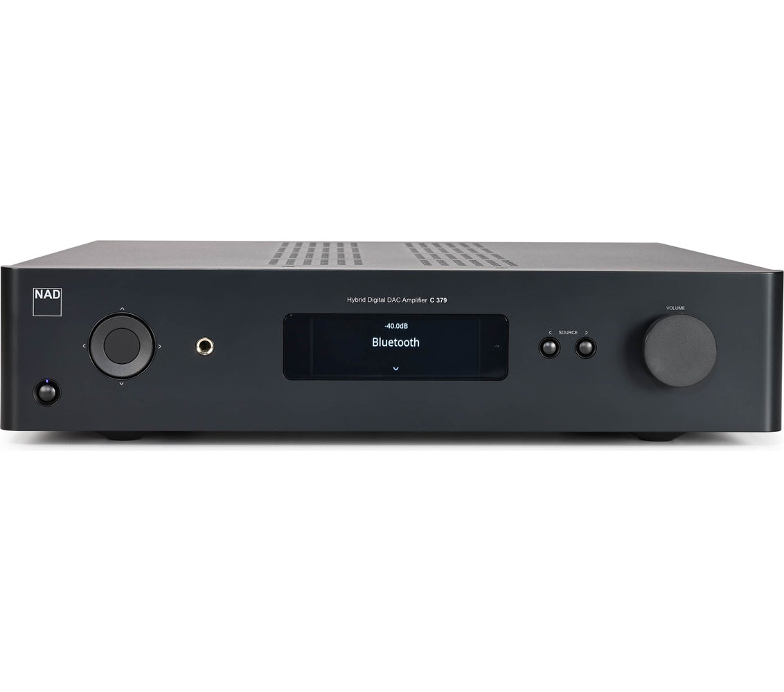 NAD C 379 Integrated amplifier with DAC and Bluetooth | Best NAD C 379 Integrated amplifier with DAC and Bluetooth | NAD C 379 Integrated amplifier with DAC and Bluetooth Reviews | Audiolab Stereo & Video