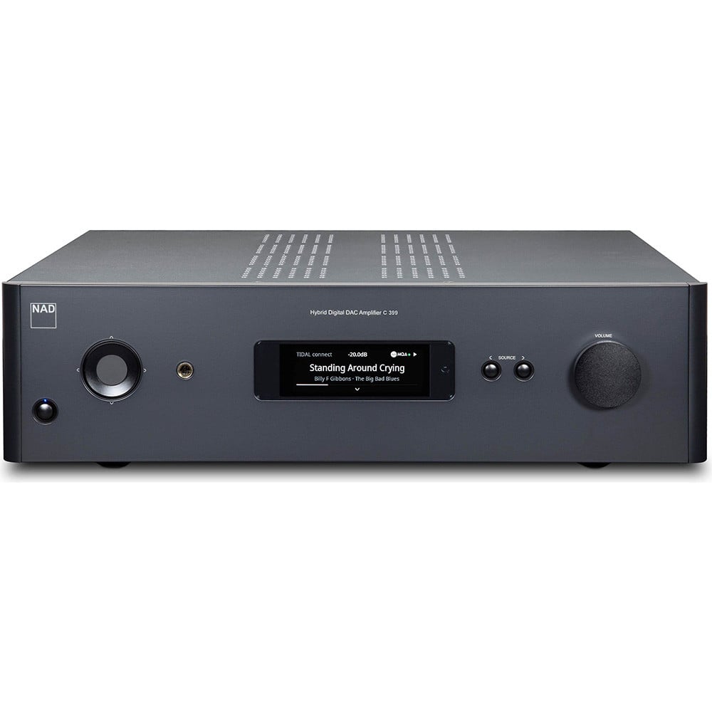 NAD C 399 Integrated Amplifier With DAC and Optional BluOS-D Module | Best NAD C 399 Integrated Amplifier With DAC and Optional BluOS-D Module | NAD C 399 Integrated Amplifier With DAC and Optional BluOS-D Module Reviews | Audiolab Home Audio