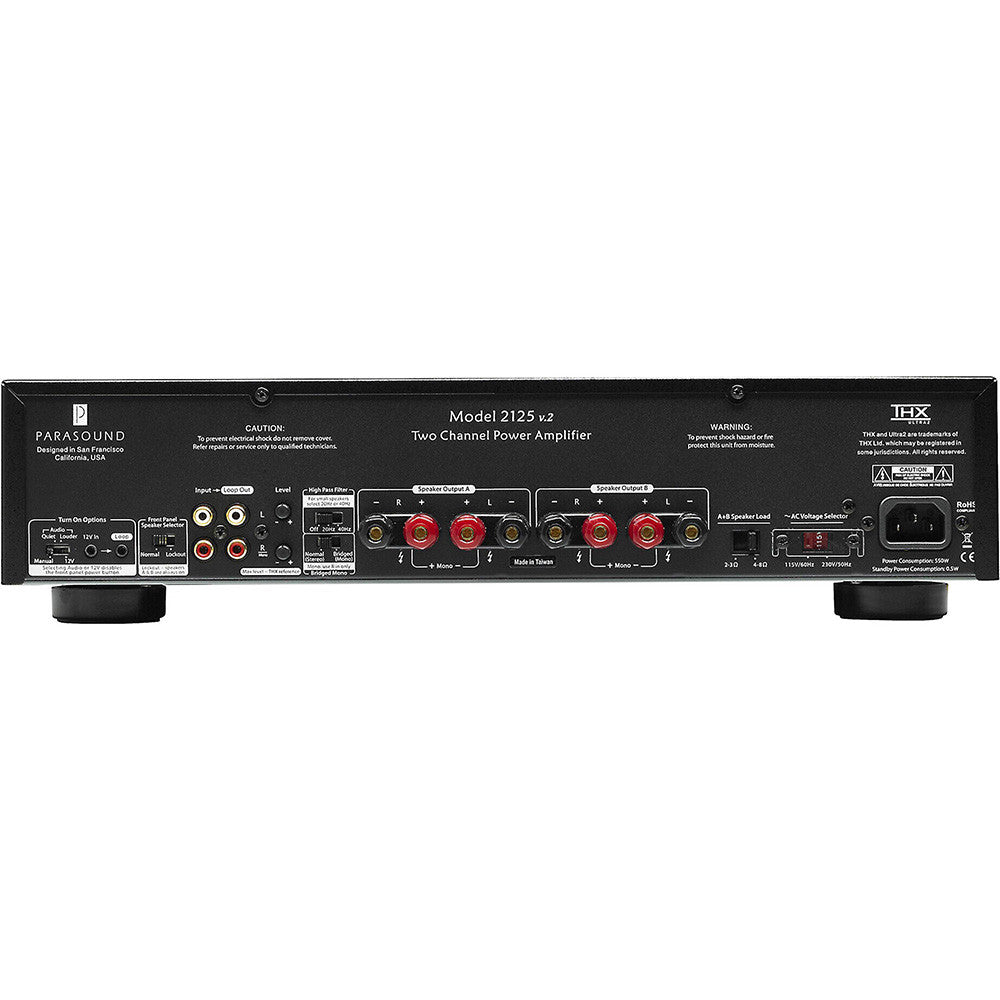 Parasound 2125 v.2 Two Channel Power Amplifier | Best Parasound 2125 v.2 Two Channel Power Amplifier | Parasound 2125 v.2 Two Channel Power Amplifier Reviews | Audiolab Home Audio
