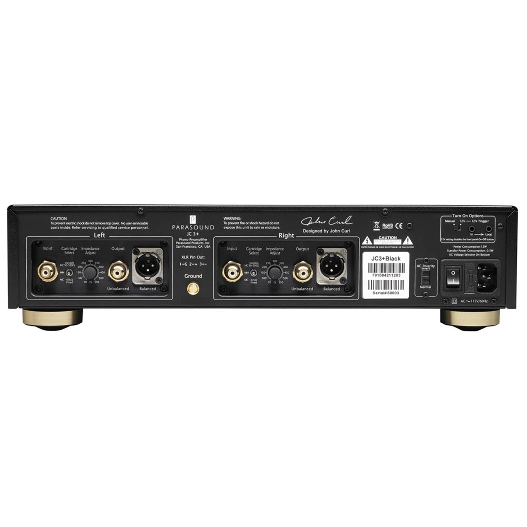Parasound JC3+ Phono Preamplifier | Best Parasound JC3+ Phono Preamplifier | Parasound JC3+ Phono Preamplifier Reviews | Audiolab Home Audio