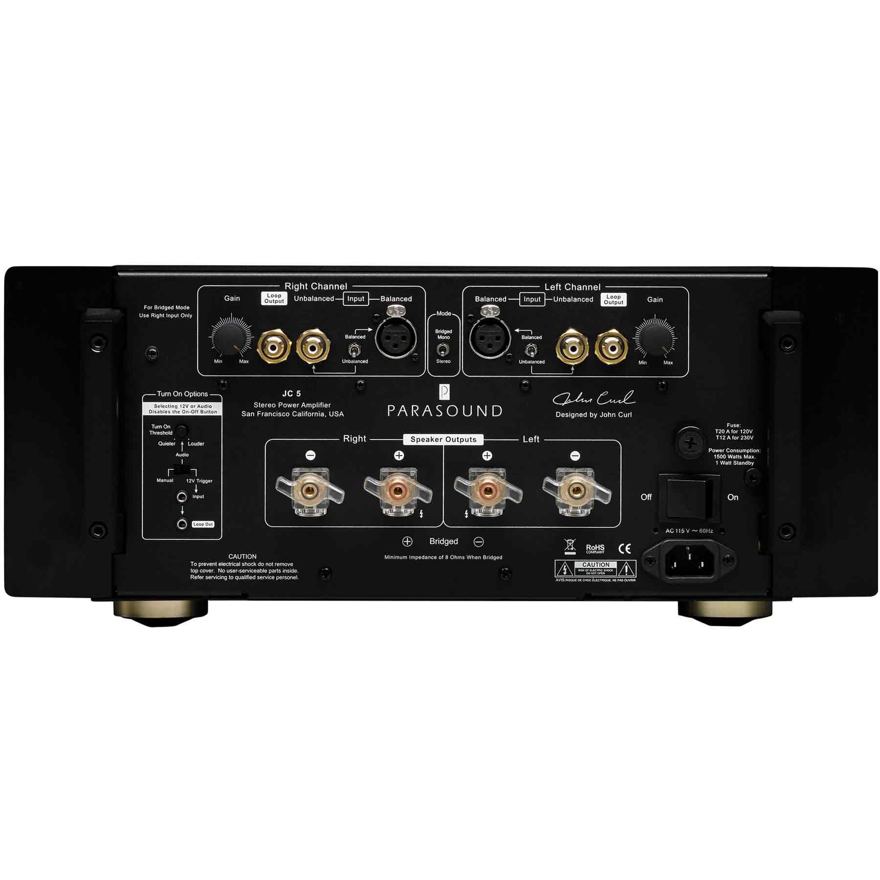 Parasound Halo JC 5 Stereo Power Amplifier | Best Parasound Halo JC 5 Stereo Power Amplifier | Parasound Halo JC 5 Stereo Power Amplifier Reviews | Audiolab Home Audio