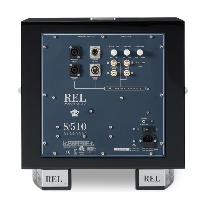 REL Acoustics S/510 in Black | Best REL Acoustics S/510 in Black | REL Acoustics S/510 in Black Reviews | Audiolab Home Audio