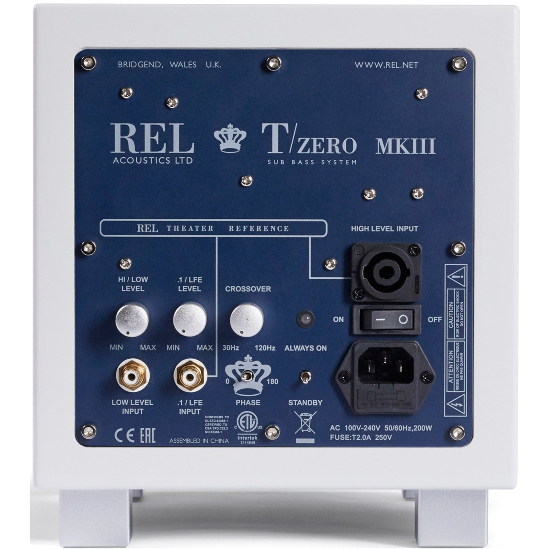 REL Acoustics Tzero MKIII Down-firing Powered Subwoofer in White | Best REL Acoustics Tzero MKIII Down-firing Powered Subwoofer in White | REL Acoustics Tzero MKIII Down-firing Powered Subwoofer in White Reviews | Audiolab Home Audio
