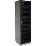 Sanus CFR2144 85" Tall Steel Pre-assembled Component Rack with Heavy-duty Casters | Best Sanus CFR2144 85" Tall Steel Pre-assembled Component Rack with Heavy-duty Casters | Sanus CFR2144 85" Tall Steel Pre-assembled Component Rack with Heavy-duty Casters Reviews | Audiolab Home Audio
