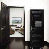 Sanus CFR2144 85" Tall Steel Pre-assembled Component Rack with Heavy-duty Casters | Best Sanus CFR2144 85" Tall Steel Pre-assembled Component Rack with Heavy-duty Casters | Sanus CFR2144 85" Tall Steel Pre-assembled Component Rack with Heavy-duty Casters Reviews | Audiolab Home Audio