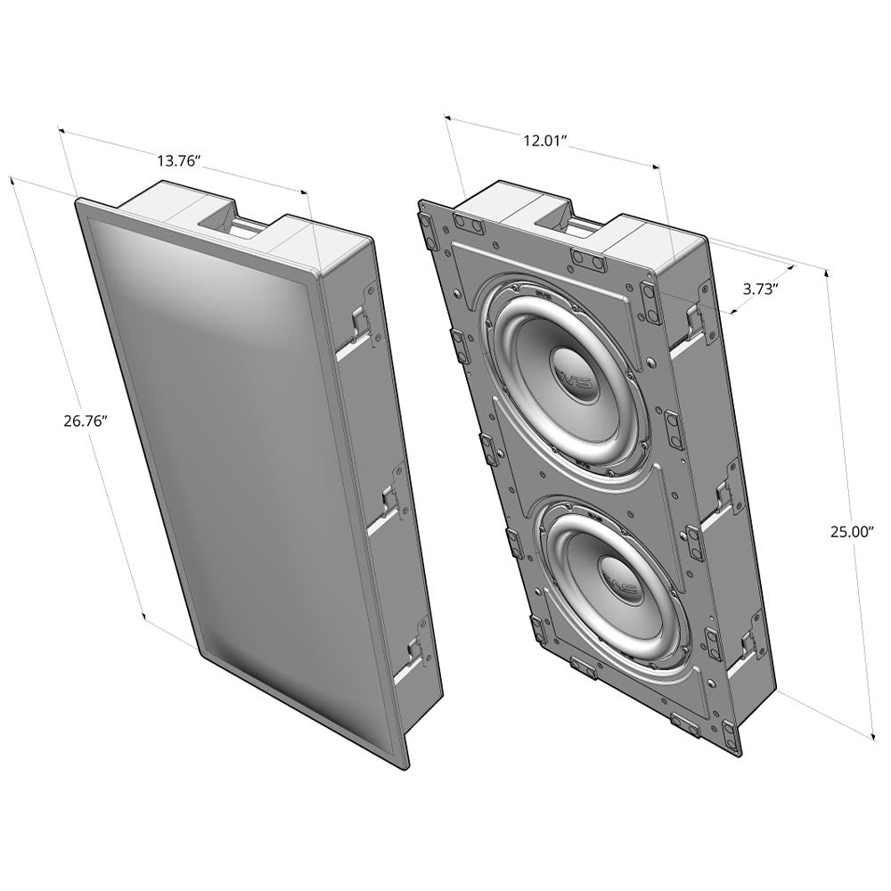 SVS 3000 In-Wall Subwoofer System With Amplifier | Best SVS 3000 In-Wall Subwoofer System With Amplifier | SVS 3000 In-Wall Subwoofer System With Amplifier Reviews | Audiolab Home Audio