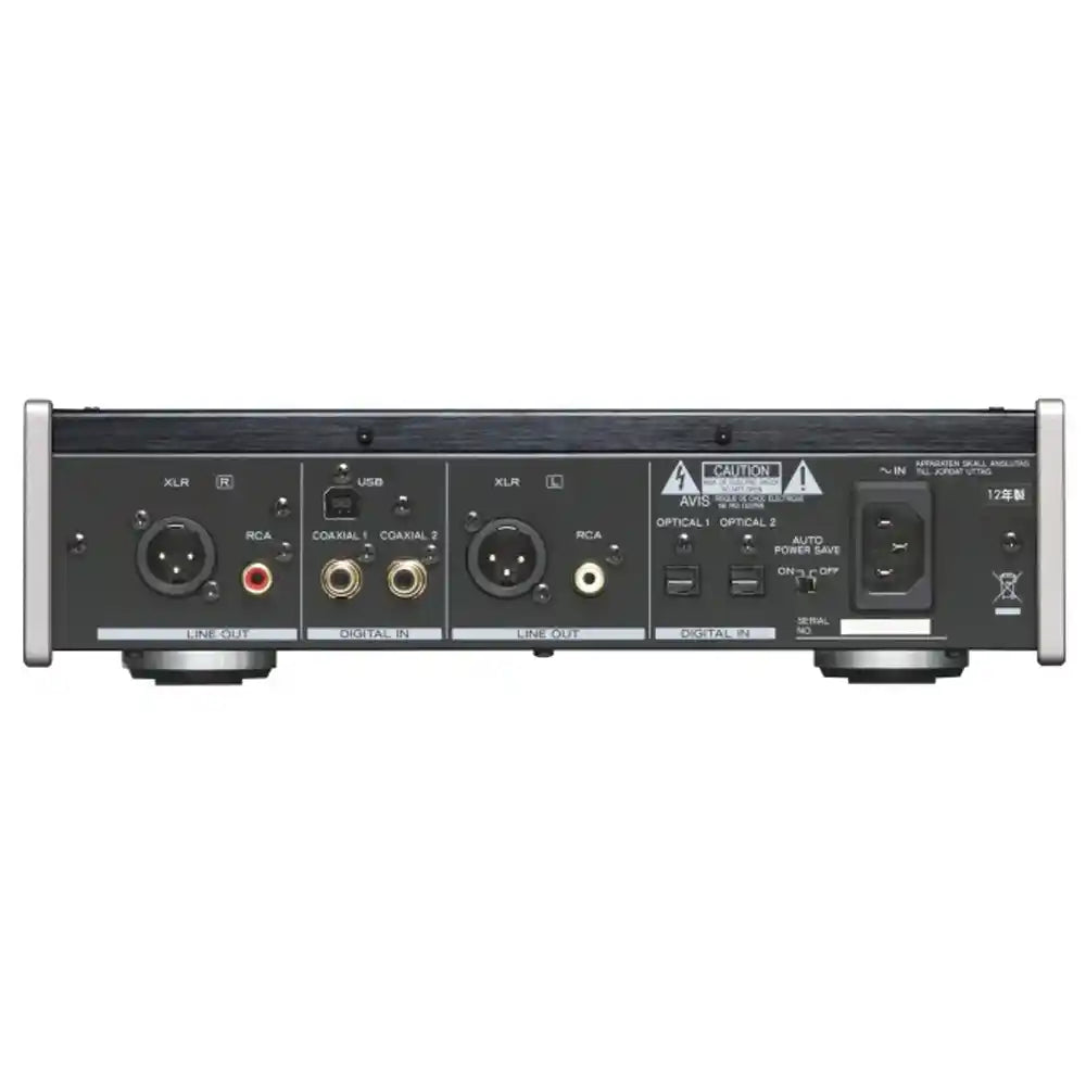 TEAC UD-501 Dual Monaural DAC with USB Streaming in Black Rear Panel (Trade-In)