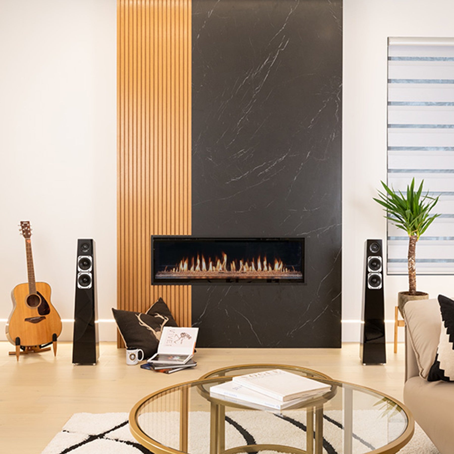 Totem Tribe Tower in Satin Black (Pair) - Audiolab