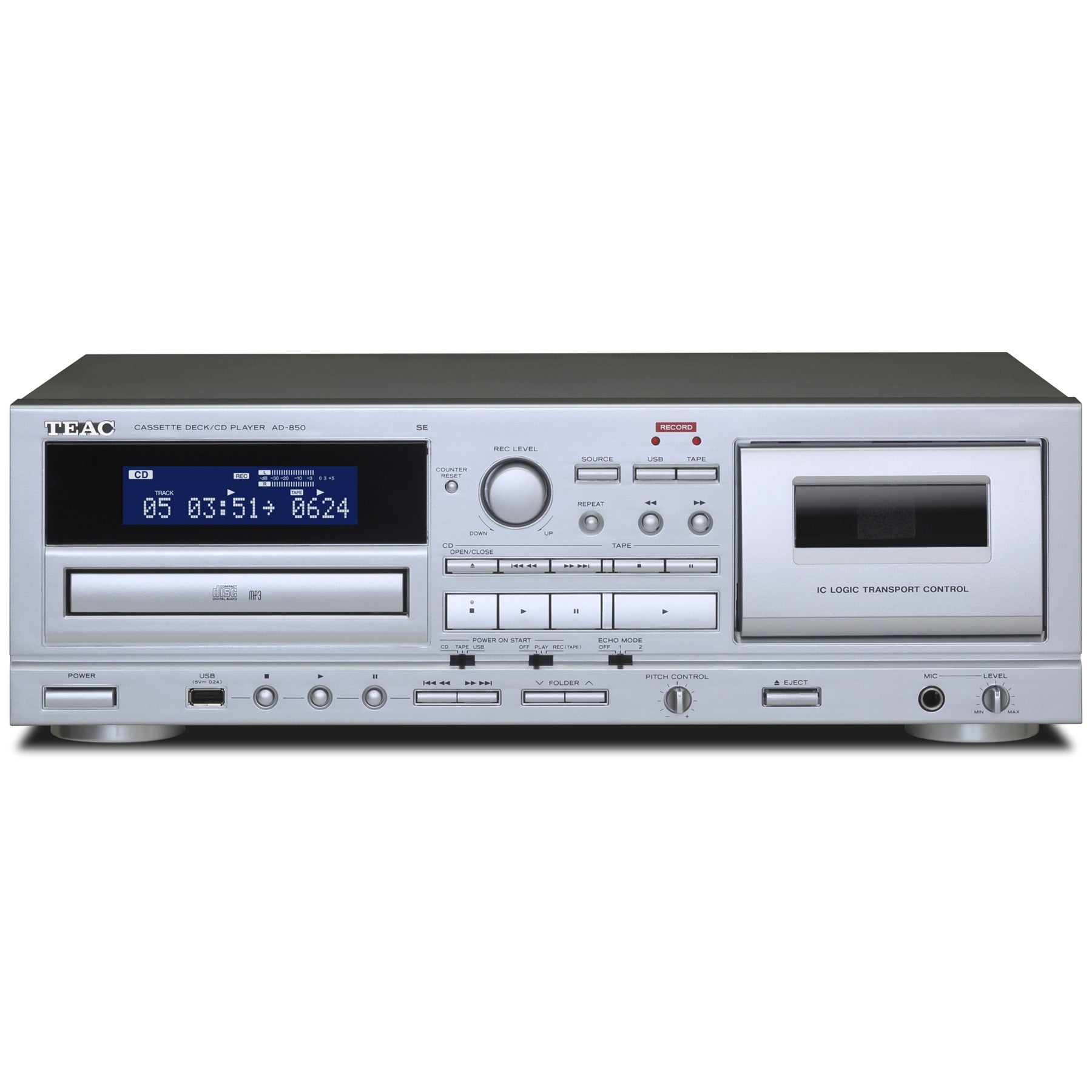 TEAC AD-850-SE Cassette Deck CD Player - Audiolab