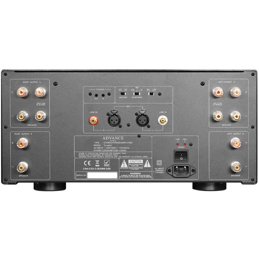 Advance Paris X-A600 Stereo Power Amplifier | Best Advance Paris X-A600 Stereo Power Amplifier | Advance Paris X-A600 Stereo Power Amplifier Reviews | Audiolab Home Audio
