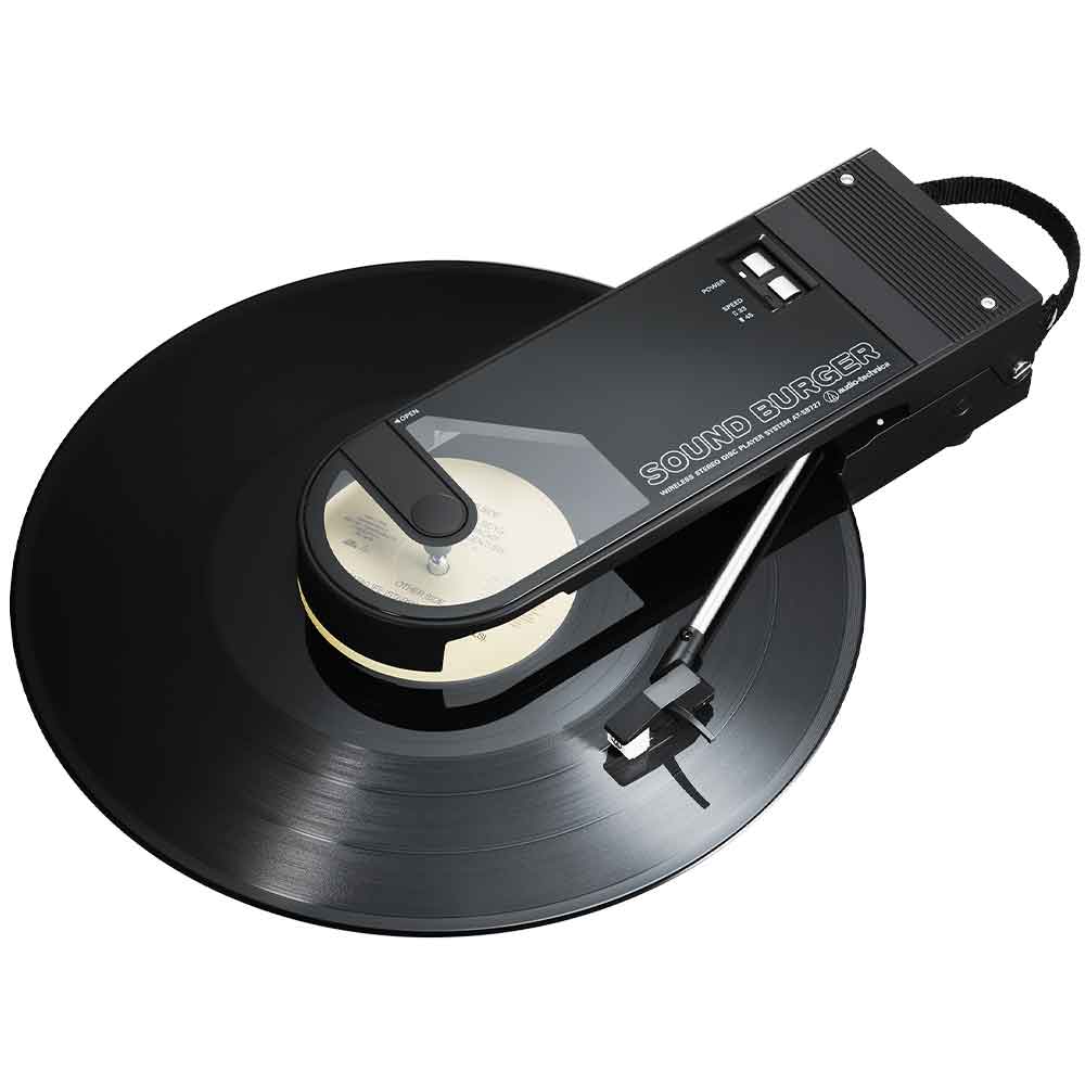 Audio-Technica AT-SB727 Sound Burger - Portable Bluetooth Turntable | Best Audio-Technica AT-SB727 Sound Burger - Portable Bluetooth Turntable | Audio-Technica AT-SB727 Sound Burger - Portable Bluetooth Turntable Reviews | Audiolab Home Audio