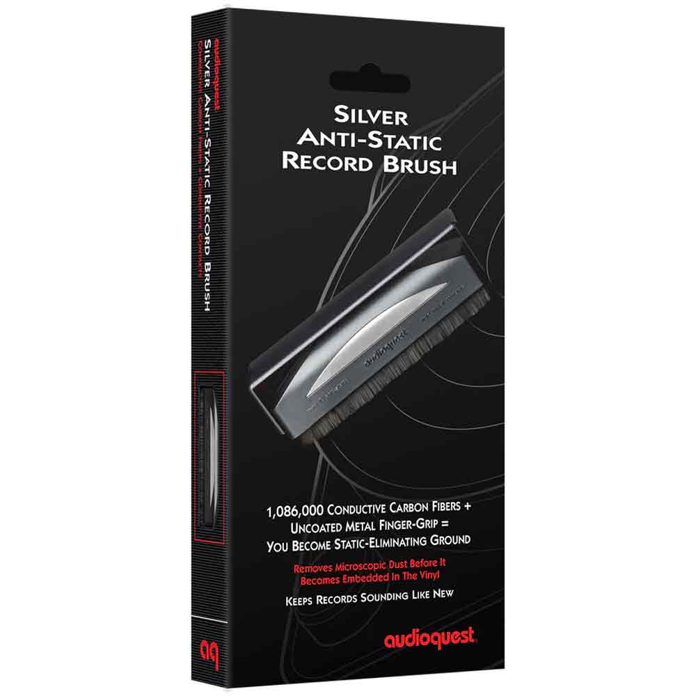 AudioQuest Silver Anti-Static Record Brush | Best AudioQuest Silver Anti-Static Record Brush | AudioQuest Silver Anti-Static Record Brush Reviews | Audiolab Stereo & Video