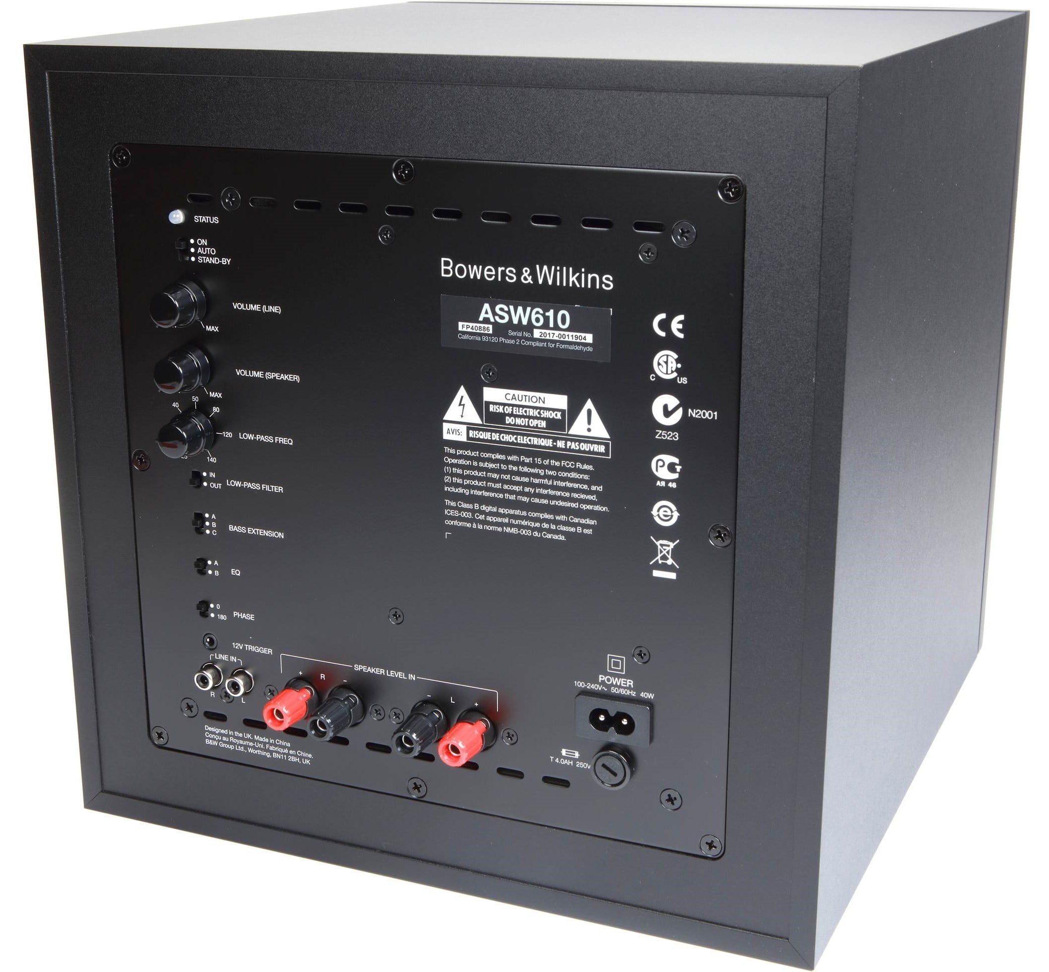 Bowers & Wilkins ASW610 Subwoofer | Best Bowers & Wilkins ASW610 Subwoofer | Bowers & Wilkins ASW610 Subwoofer Reviews | Audiolab Home Audio