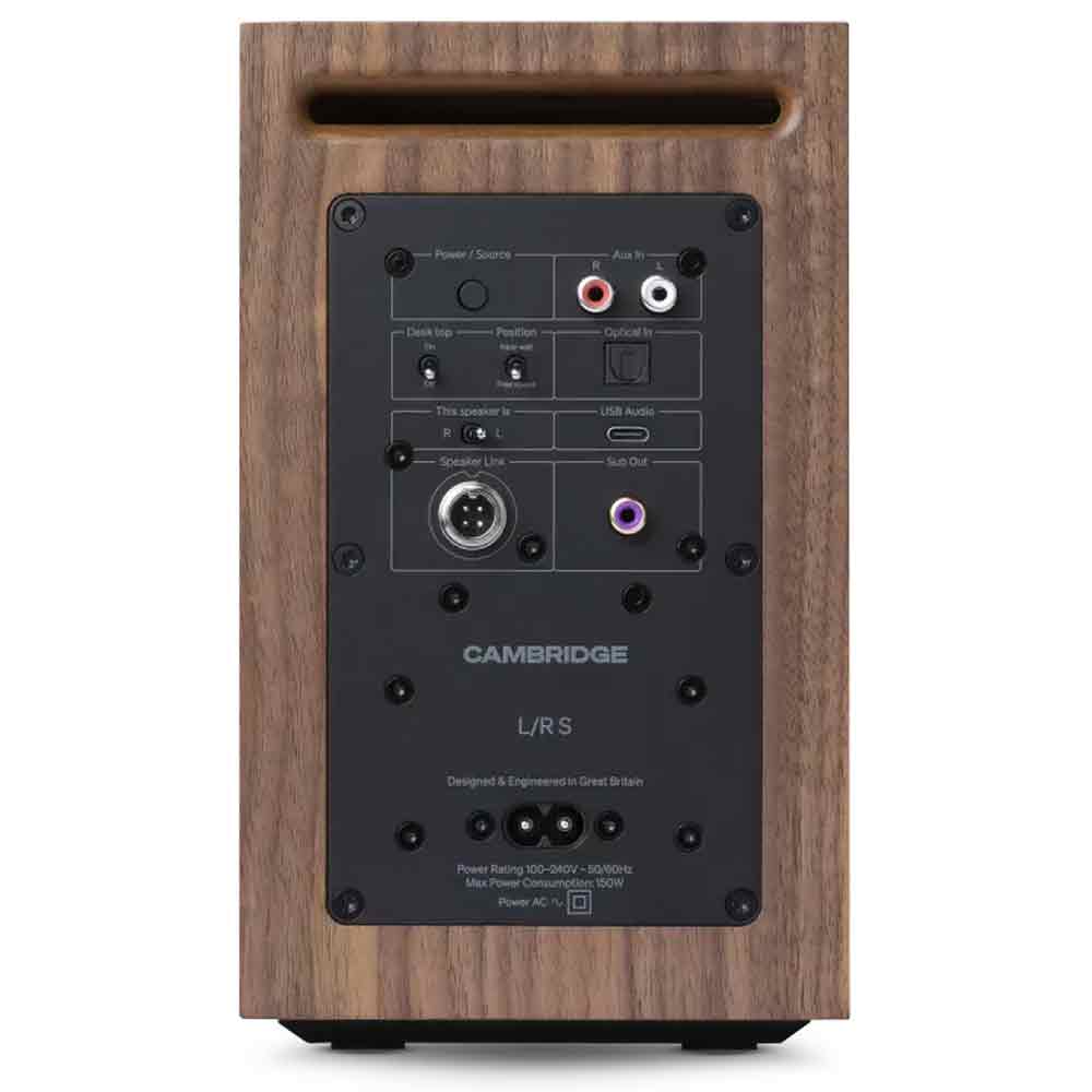 Cambridge Audio L/R S Compact Active Stereo Speaker (Pair) - Audiolab