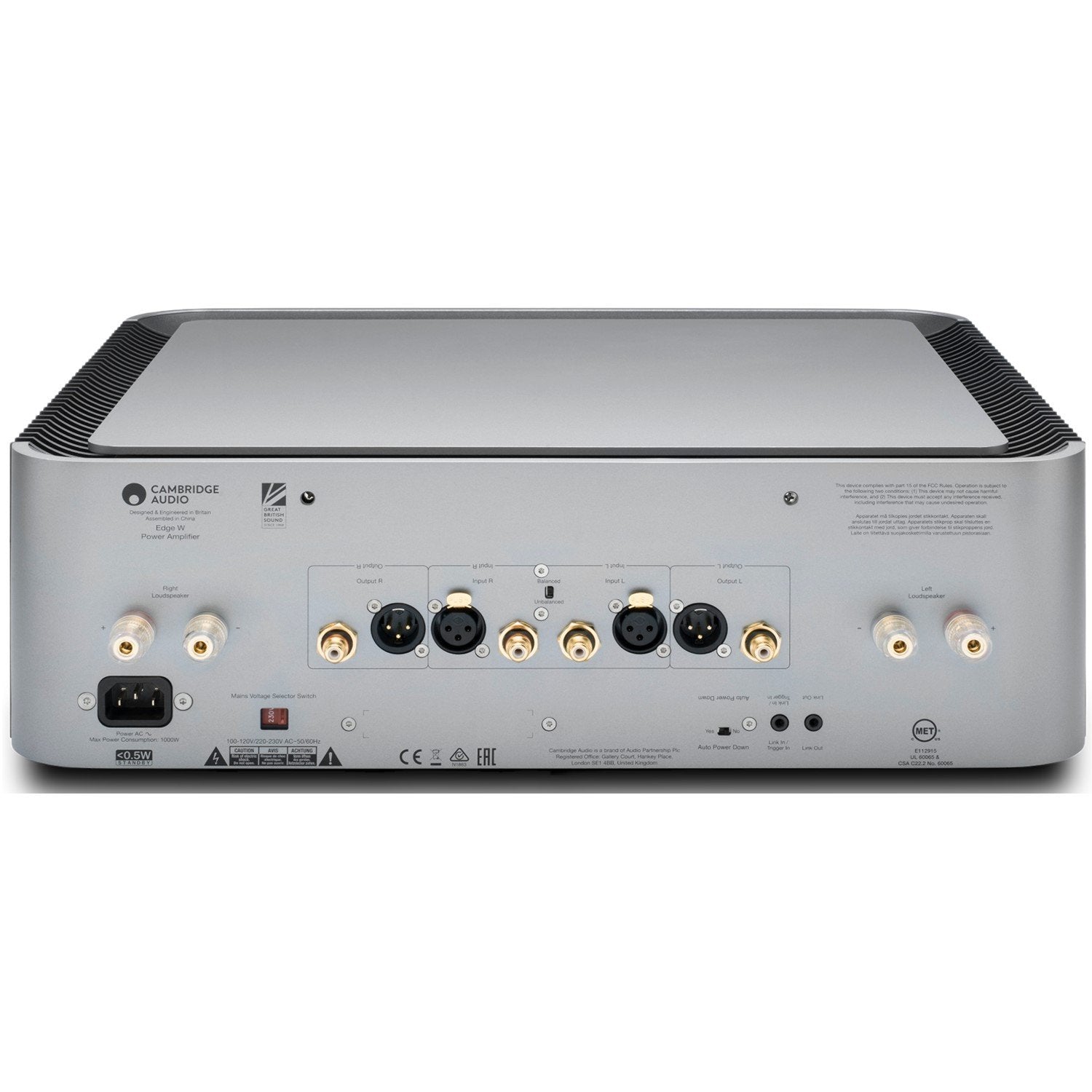 Cambridge Audio Edge W Stereo Power Amplifier | Best Cambridge Audio Edge W Stereo Power Amplifier | Cambridge Audio Edge W Stereo Power Amplifier Reviews | Audiolab Home Audio