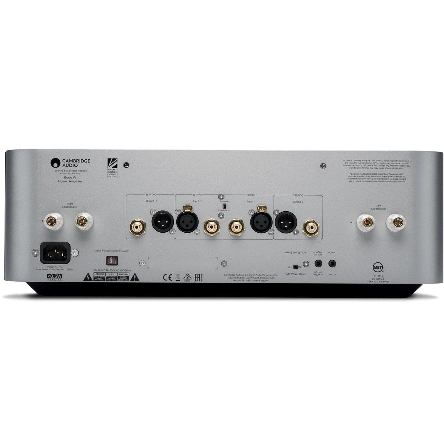 Cambridge Audio Edge W Stereo Power Amplifier | Best Cambridge Audio Edge W Stereo Power Amplifier | Cambridge Audio Edge W Stereo Power Amplifier Reviews | Audiolab Home Audio