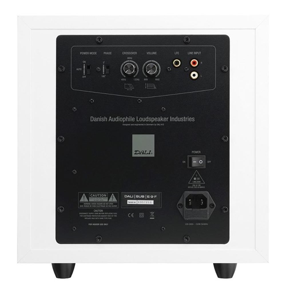 Dali E-9 F Subwoofer | Best Dali E-9 F Subwoofer | Dali E-9 F Subwoofer Reviews | Audiolab Home Audio