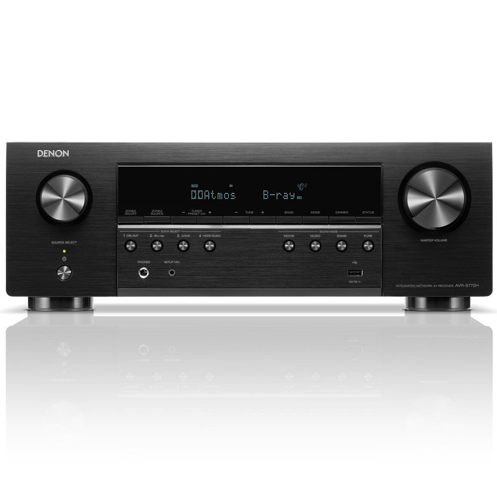 Denon AVR-S770H 7.2 Ch. 8K Home Theater Receiver with HEOS Built-in | Best Denon AVR-S770H 7.2 Ch. 8K Home Theater Receiver with HEOS Built-in | Denon AVR-S770H 7.2 Ch. 8K Home Theater Receiver with HEOS Built-in Reviews | Audiolab Home Audio
