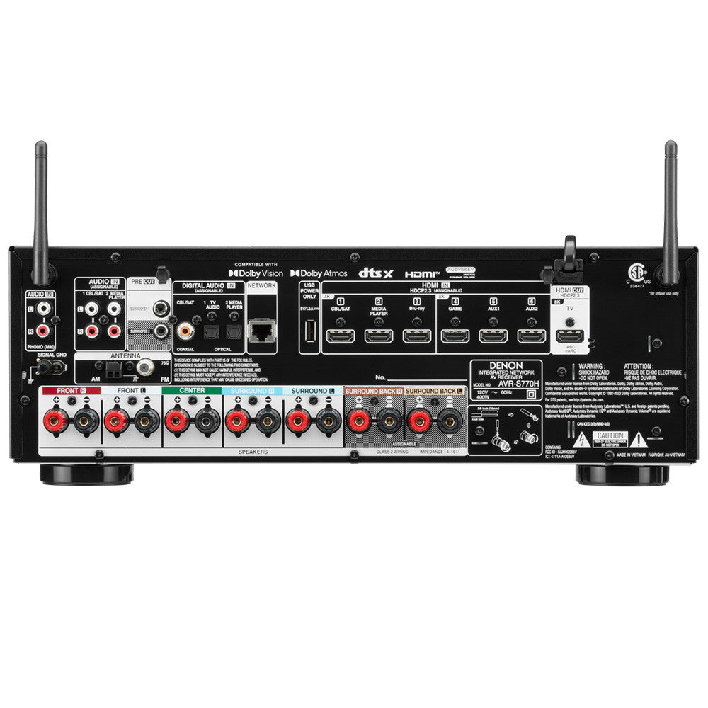 Denon AVR-S770H 7.2 Ch. 8K Home Theater Receiver with HEOS Built-in | Best Denon AVR-S770H 7.2 Ch. 8K Home Theater Receiver with HEOS Built-in | Denon AVR-S770H 7.2 Ch. 8K Home Theater Receiver with HEOS Built-in Reviews | Audiolab Home Audio