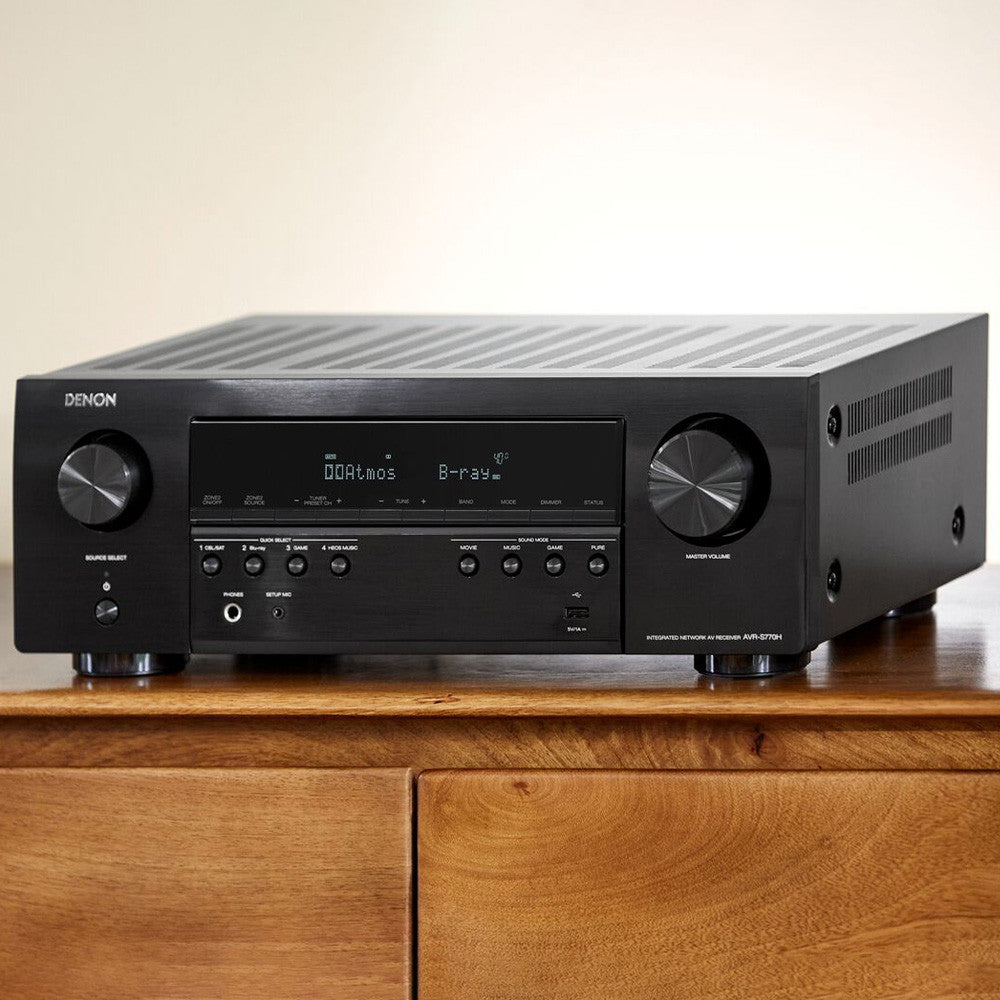 Denon AVR-S770H 7.2 Ch. 8K Home Theater Receiver with HEOS Built-in | Best Denon AVR-S770H 7.2 Ch. 8K Home Theater Receiver with HEOS Built-in | Denon AVR-S770H 7.2 Ch. 8K Home Theater Receiver with HEOS Built-in Reviews | Audiolab Home Audio