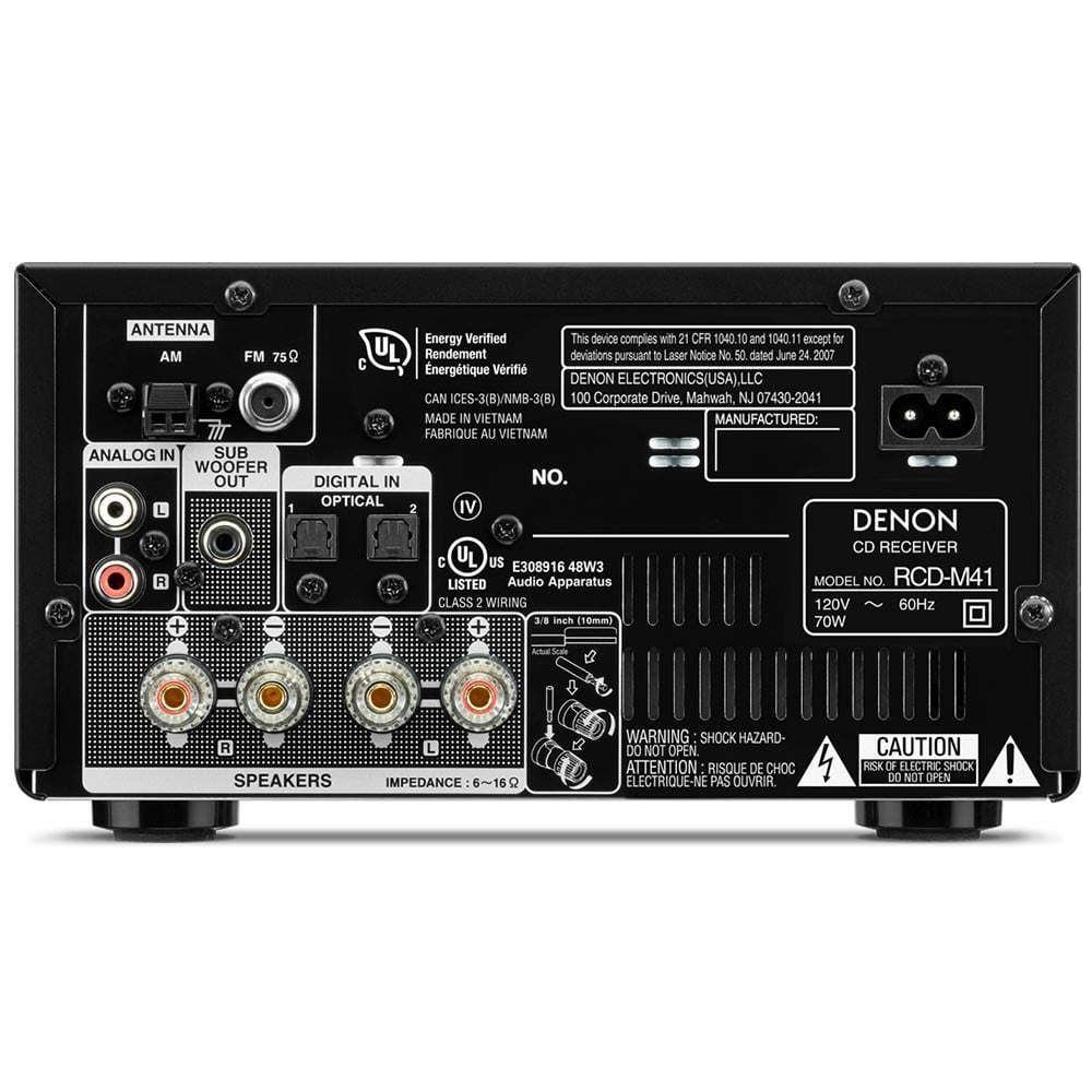 Denon D-M41 HiFi System with CD, Bluetooth and FM/AM Tuner | Best Denon D-M41 HiFi System with CD, Bluetooth and FM/AM Tuner | Denon D-M41 HiFi System with CD, Bluetooth and FM/AM Tuner Reviews | Audiolab Home Audio