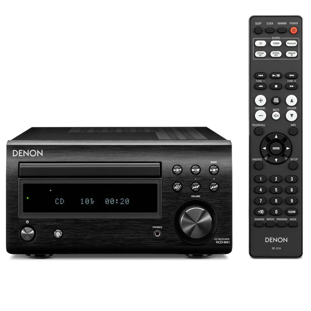 Denon D-M41 HiFi System with CD, Bluetooth and FM/AM Tuner | Best Denon D-M41 HiFi System with CD, Bluetooth and FM/AM Tuner | Denon D-M41 HiFi System with CD, Bluetooth and FM/AM Tuner Reviews | Audiolab Home Audio