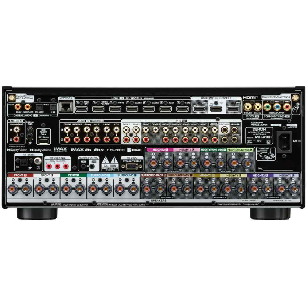 Denon AVR-A10H 13.4 Ch 150W 8K AV Receiver with HEOS Built-in | Best Denon AVR-A10H 13.4 Ch 150W 8K AV Receiver with HEOS Built-in | Denon AVR-A10H 13.4 Ch 150W 8K AV Receiver with HEOS Built-in Reviews | Audiolab Home Audio