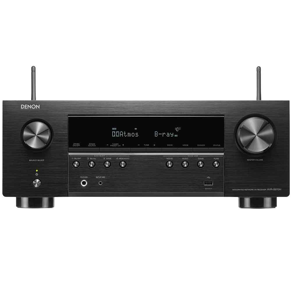 Denon AVR-S970H 8K Video and 3D Audio Experience From a 7.2 Channel Receiver | Best Denon AVR-S970H 8K Video and 3D Audio Experience From a 7.2 Channel Receiver | Denon AVR-S970H 8K Video and 3D Audio Experience From a 7.2 Channel Receiver Reviews | Audiolab Home Audio
