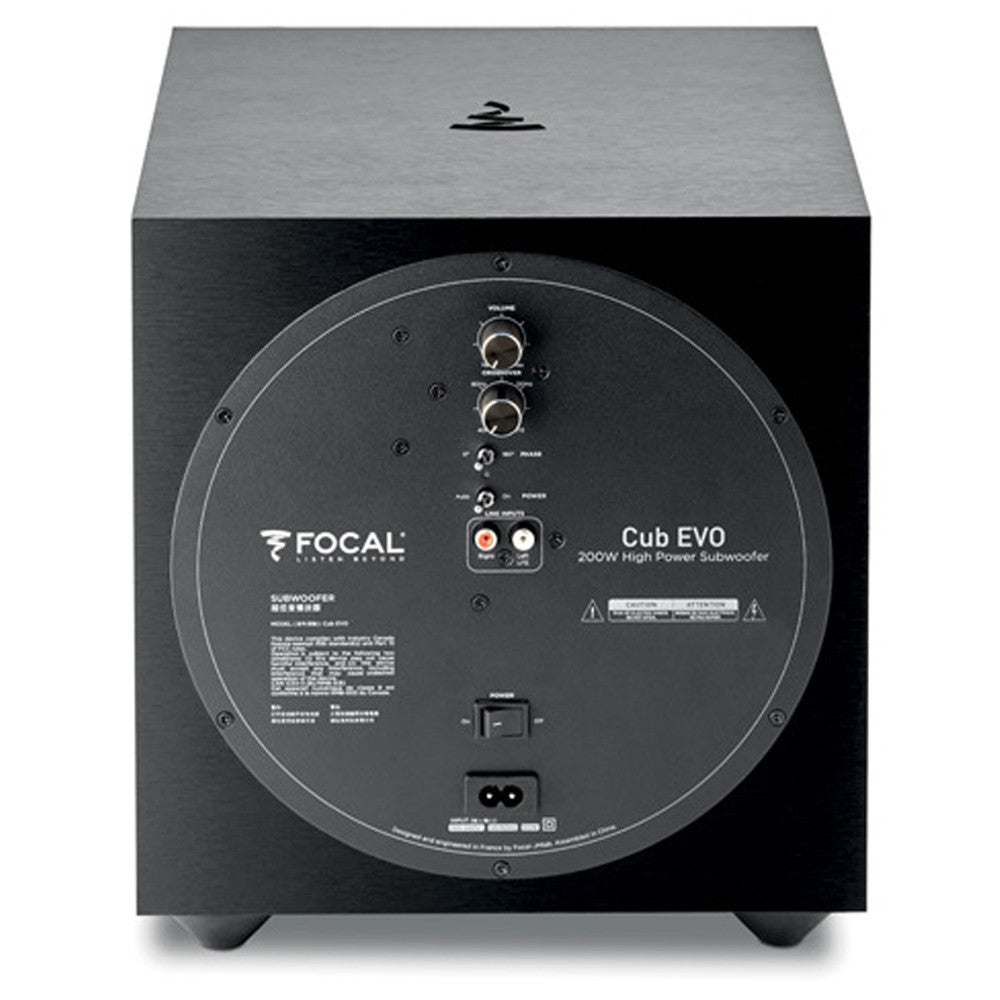 Focal Cub Evo Subwoofer | Best Focal Cub Evo Subwoofer | Focal Cub Evo Subwoofer Reviews | Audiolab Home Audio
