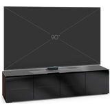 Salamander Oslo 247 Quad-Width AV Cabinet in Black Glass | Best Salamander Oslo 247 Quad-Width AV Cabinet in Black Glass | Salamander Oslo 247 Quad-Width AV Cabinet in Black Glass Reviews | Audiolab Home Audio