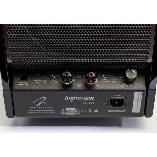 Martin Logan Impression ESL 11A Electrostatic Speakers (Pair) | Best Martin Logan Impression ESL 11A Electrostatic Speakers (Pair) | Martin Logan Impression ESL 11A Electrostatic Speakers (Pair) Reviews | Audiolab Home Audio