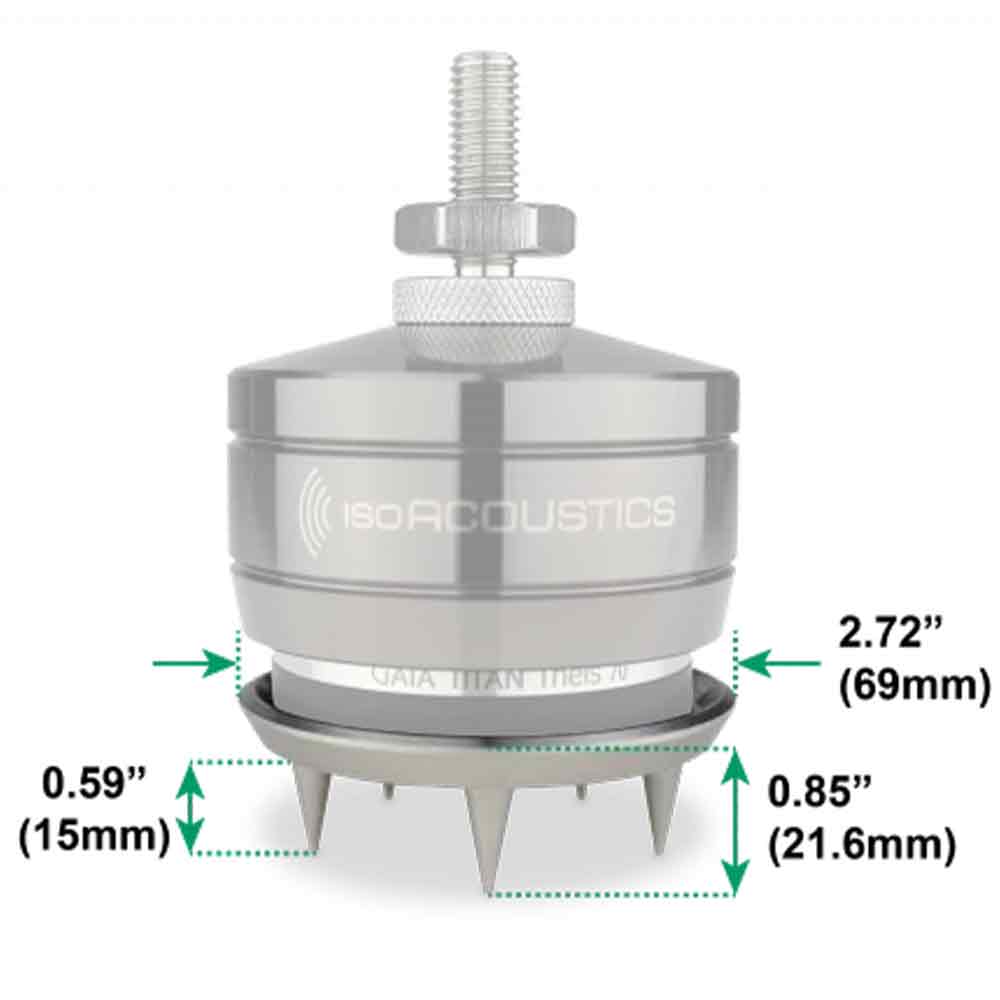 IsoAcoustics Carpet Disks For GAIA Speaker Isolation Feet (4 Pack) | Best IsoAcoustics Carpet Disks For GAIA Speaker Isolation Feet (4 Pack) | IsoAcoustics Carpet Disks For GAIA Speaker Isolation Feet (4 Pack) Reviews | Audiolab Home Audio