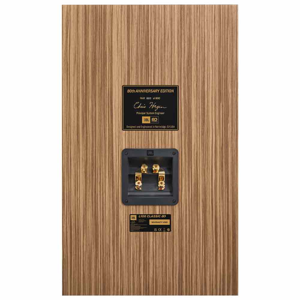 JBL L100 Classic 80 Special 80th Anniversary Edition Loudspeaker (Pair) - Audiolab