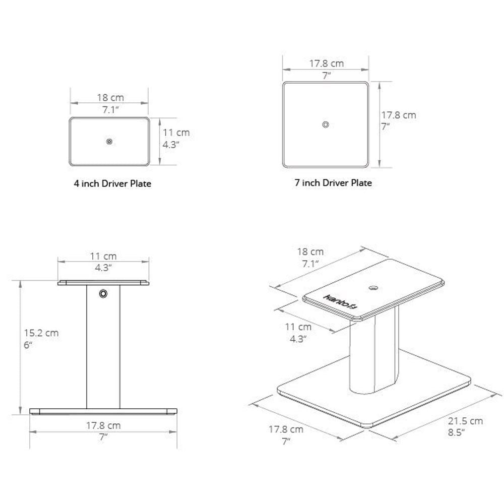 Kanto SP6HD Desktop Speaker Stand (Pair) | Best Kanto SP6HD Desktop Speaker Stand (Pair) | Kanto SP6HD Desktop Speaker Stand (Pair) Reviews | Audiolab Home Audio