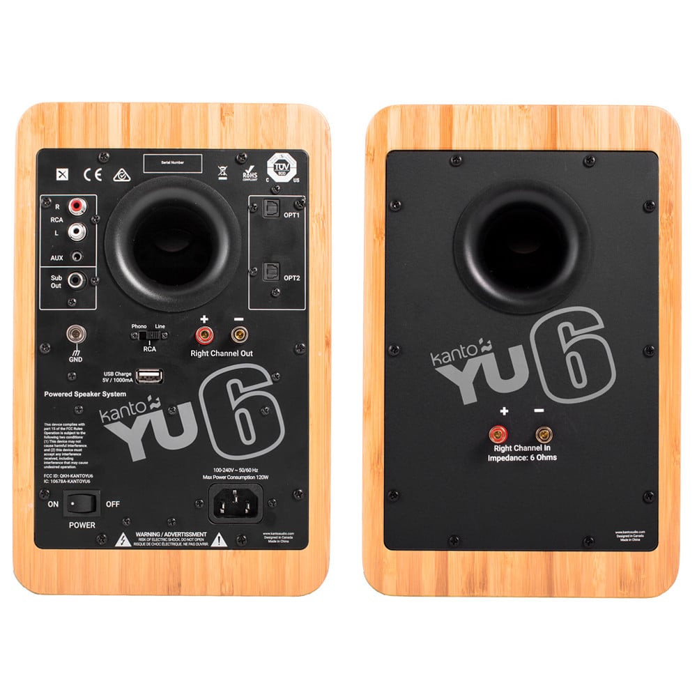 Kanto YU6 Powered Speaker (pair) | Best Kanto YU6 Powered Speaker (pair) | Kanto YU6 Powered Speaker (pair) Reviews | Audiolab Home Audio