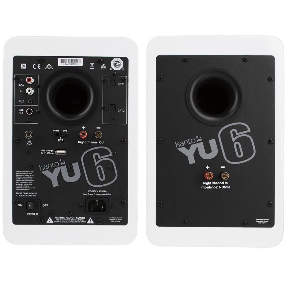 Kanto YU6 Powered Speaker (pair) | Best Kanto YU6 Powered Speaker (pair) | Kanto YU6 Powered Speaker (pair) Reviews | Audiolab Home Audio
