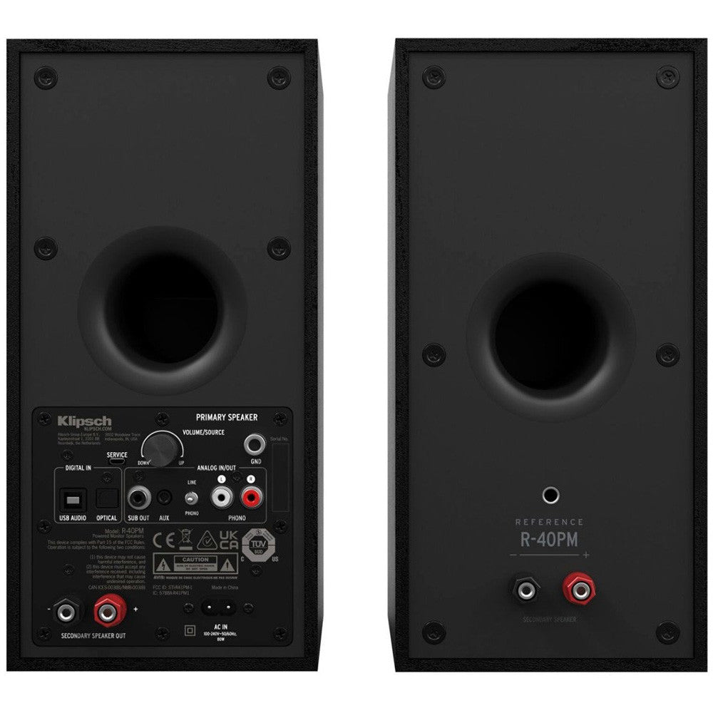 Klipsch R-40PM Powered Speakers (pair) | Best Klipsch R-40PM Powered Speakers (pair) | Klipsch R-40PM Powered Speakers (pair) Reviews | Audiolab Home Audio
